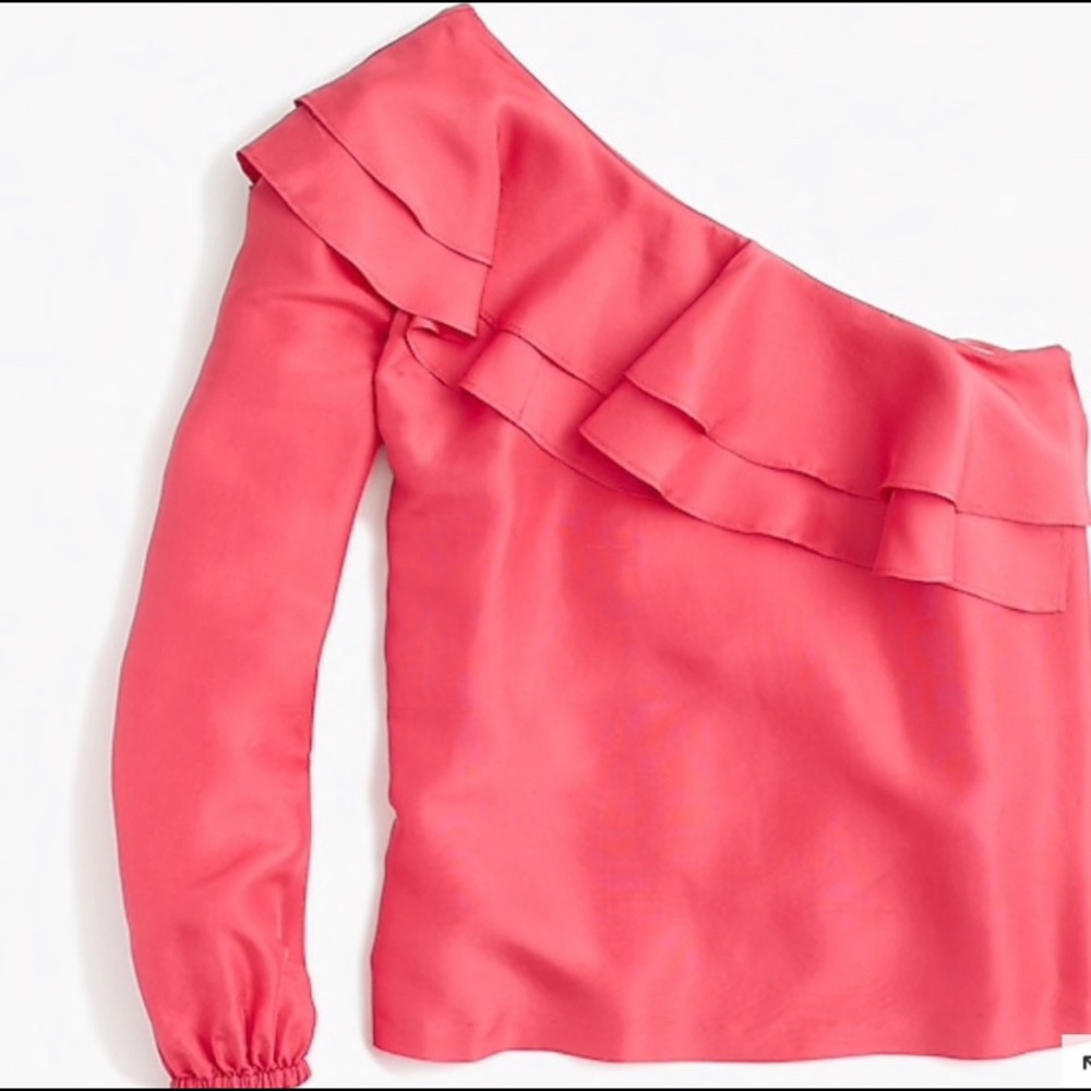 J. Crew One-Shoulder Top
